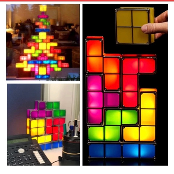 Accents Retro Tetris Light Up Blocks Poshmark